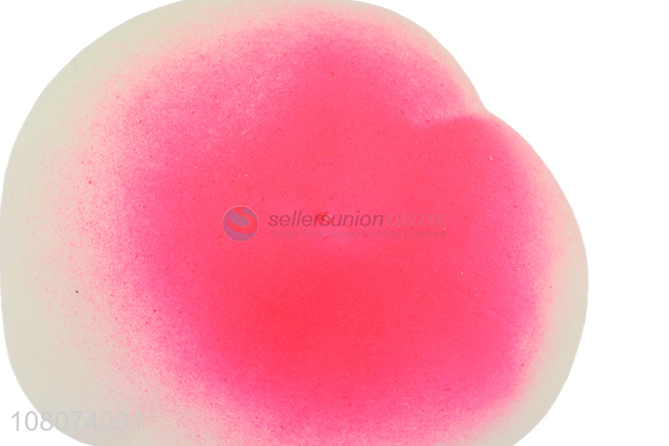 Low price wholesale simulation peach toy funny vent toy