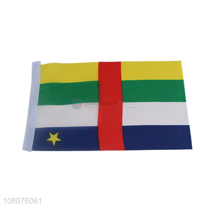Online wholesale C.A.R national flags polyester flags