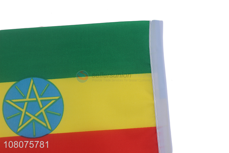 Factory direct sale car window decoration Ethiopia flags