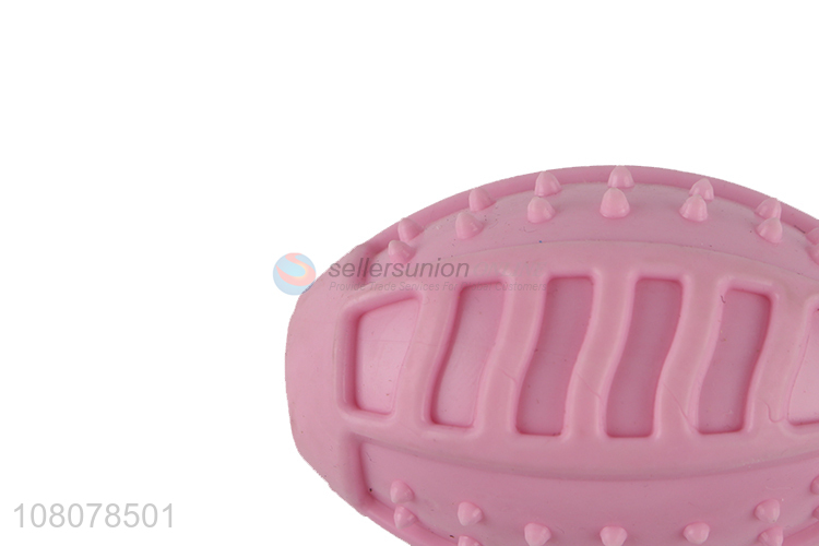 Low price pet supplies pet toy ball dog toy rugby chewing toy for dogs