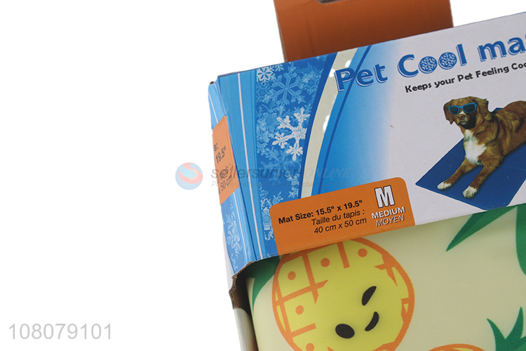 Wholesale summer dog cooling pad pet cooling mat pet ice pad 40*50cm