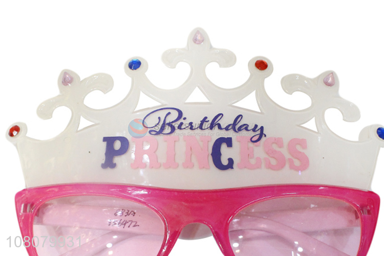 High quality children princess glasses birthday party decoration glasses