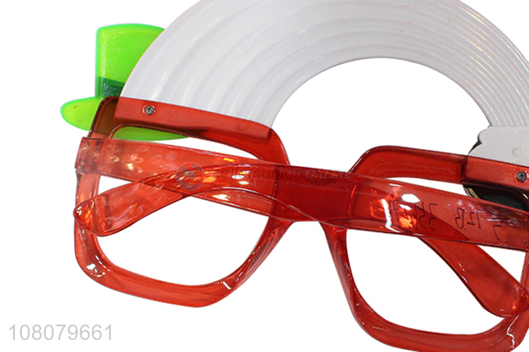 High quality rainbow plastic party decoration glasses for sale