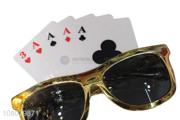 New creative playing cards children decoration glasses for sale