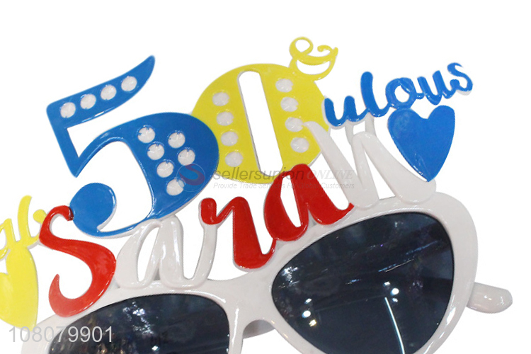 High quality white plastic party decoration glasses