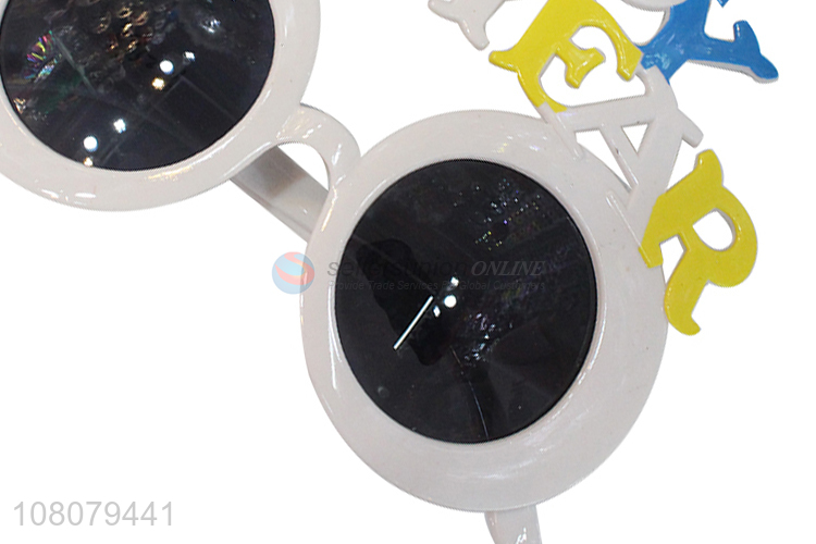 High quality white plastic party decoration glasses
