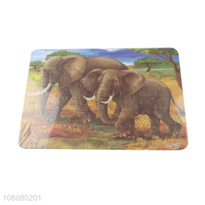 Hot sale elephant <em>puzzles</em> children activity educational toys