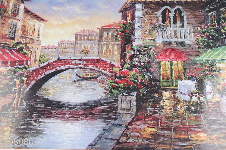 Yiwu market oil painting puzzles DIY paper vent jigsaw puzzles