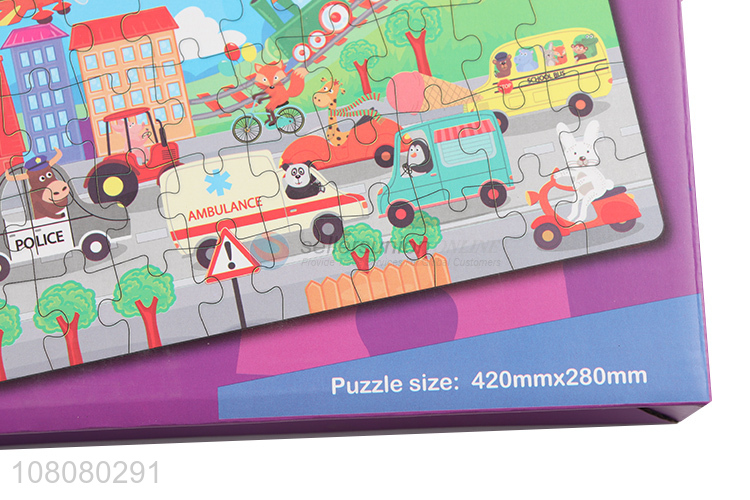 China supplier cartoon children jigsaw puzzle creative paper puzzle