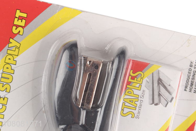 Factory direct sale 26/6 standard size staplers set heavy duty staplers set