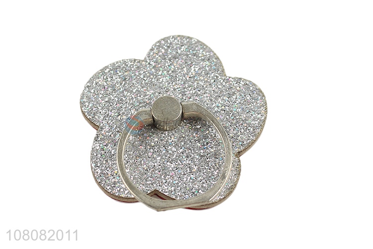 Yiwu market flower shape finger ring holder for phone accessories