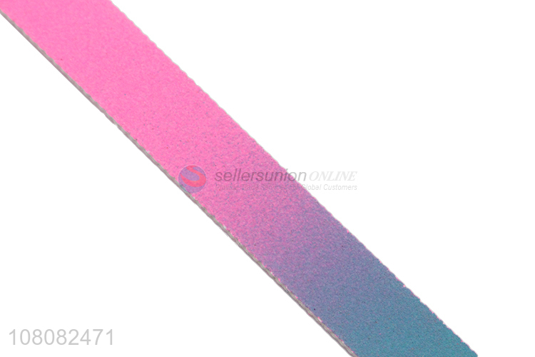 Factory price colourful double-sided nail file tools