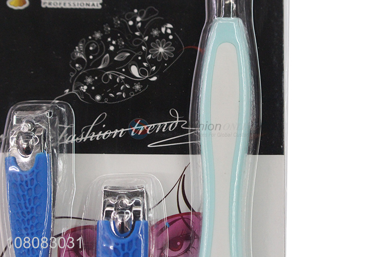 China sourcing 3pieces nail clipper manicure set for sale