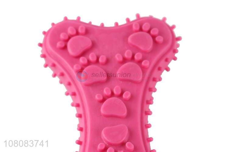 High Quality Durable Tpr Bone Shaped Dog Chew Toy Pet Toy