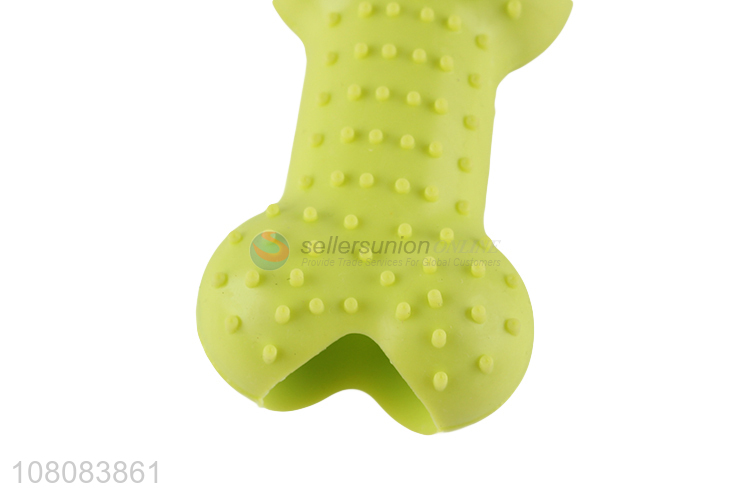 New Design Bone Shape Interactive Dog Chew Toy Tpr Pet Toys