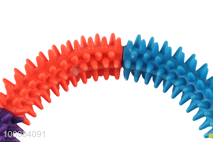 Wholesale Dog Toothbrush Ring Dog Teeth Cleaning Chewing Molar Toys