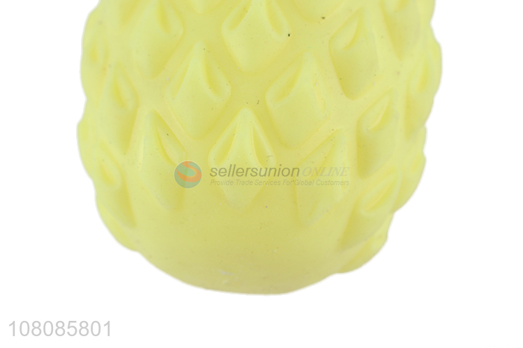 China supplier yellow corn pinch toy vent toy for children