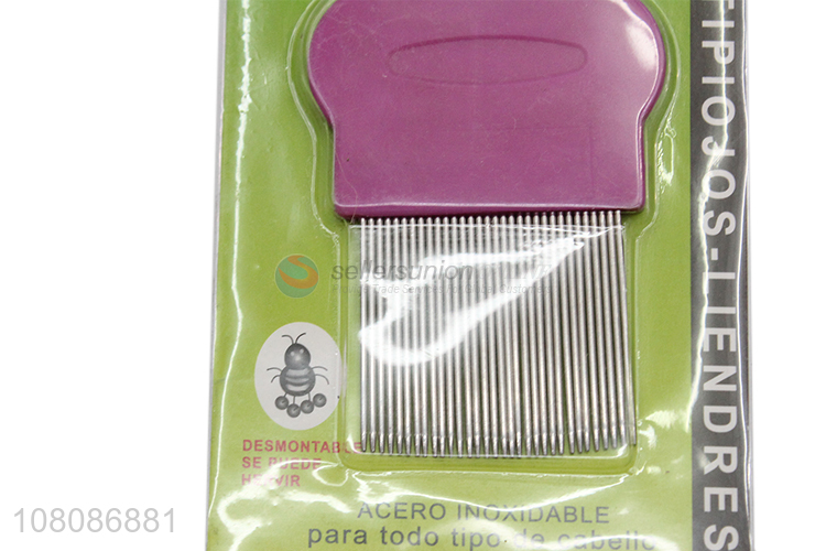 High quality durable pets brush flea brush for daily use