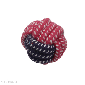 Good price cotton rope ball chew training toys wholesale