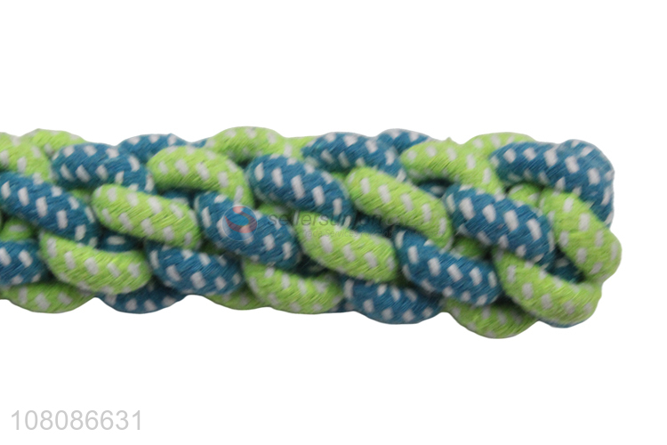 Top quality pets dogs chew training toys with cotton rope