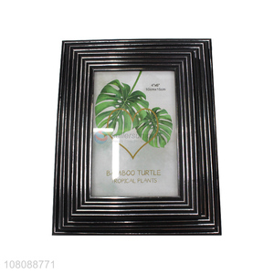 Best Selling Black Frame Plastic Photo Frame For Room Decoration