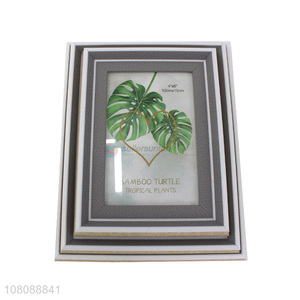 Factory Price Rectangle Photo Frame Plastic Picture Frame