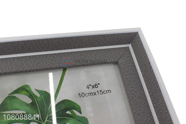 Factory Price Rectangle Photo Frame Plastic Picture Frame