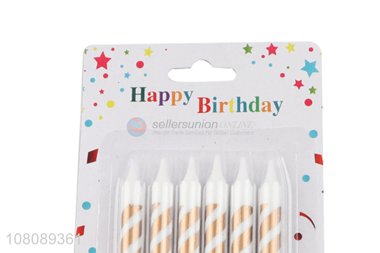 Good sale white birthday candles children party decoration candles