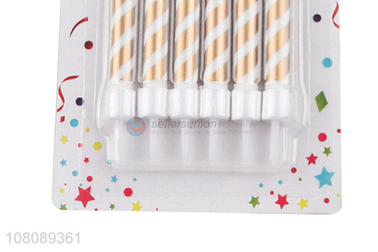 Good sale white birthday candles children party decoration candles