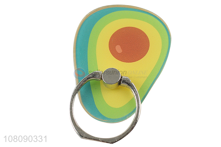 Yiwu supplier avocado acrylic finger ring cellphone holder