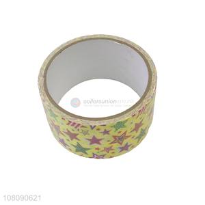 Hot selling star pattern carton packing adhesive tape