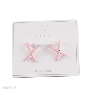 Simple Style Fashion Stud Earring Ladies Ear Stud