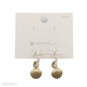 Good Quality Scallop Shape Pendant <em>Earring</em> Wholesale