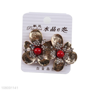 Good Quality Artificial Flower Shape Stud <em>Earring</em> Ladies <em>Earring</em>