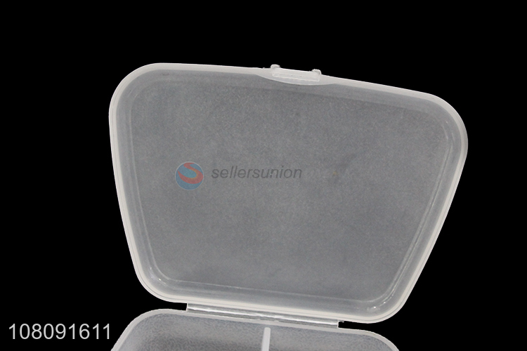 Factory direct sale 5compartment plastic pill storage box