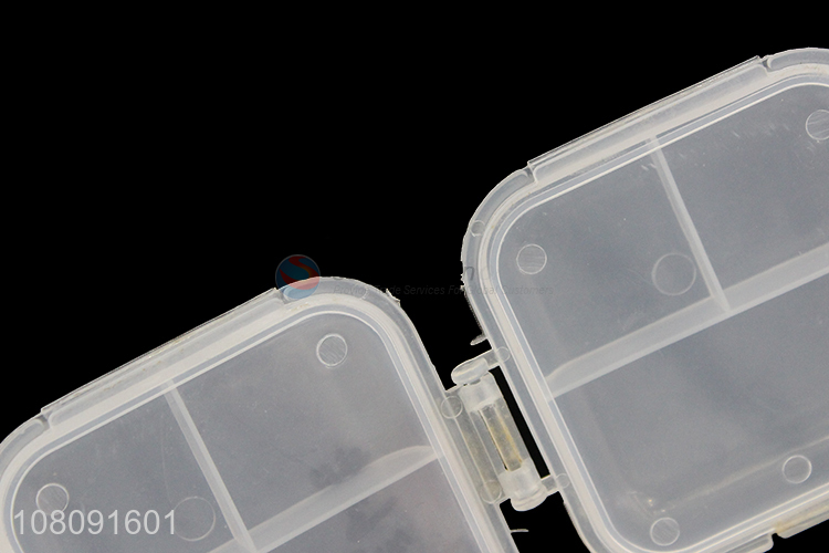 Good quality plastic double layer pill case medicine box