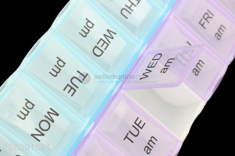 China sourcing plastic weekly pill storage case for sale