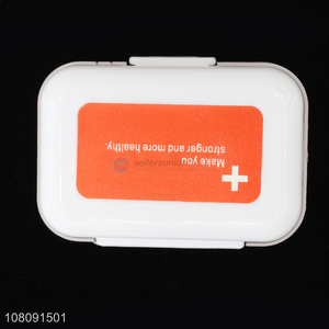 Good quality plastic portable pill case medicine storage box