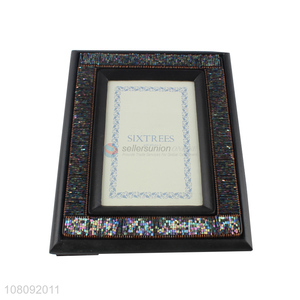 Factory price beaded photo frame wooden vintage <em>picture</em> <em>frames</em>