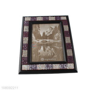 Yiwu market wooden standing <em>photo</em> frame family picture <em>frames</em>