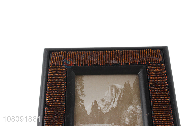 New arrival beaded photo frame wooden family picture frames