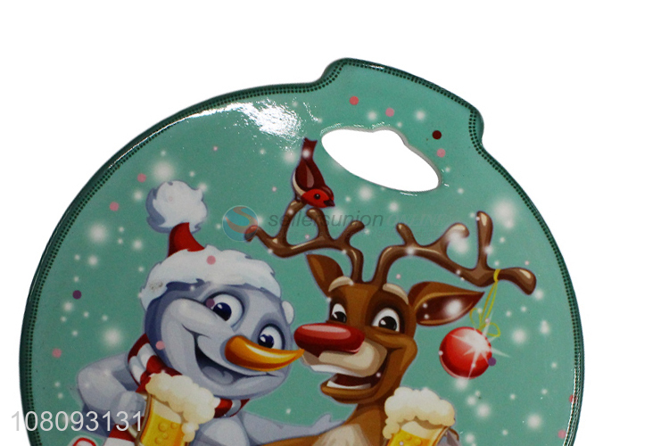 Hot selling Christmas ceramic coffee cup mat Xmas drinks coasters