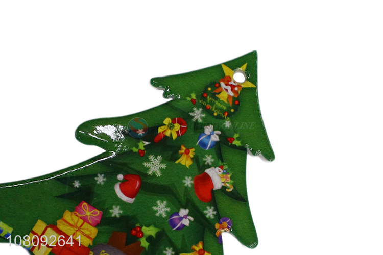 New hot sale heat insulation Christmas cup mat ceramic cork coasters