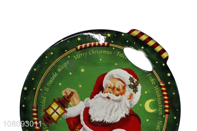 Factory supply water-absorbent Christmas ceramic coaster heat pad