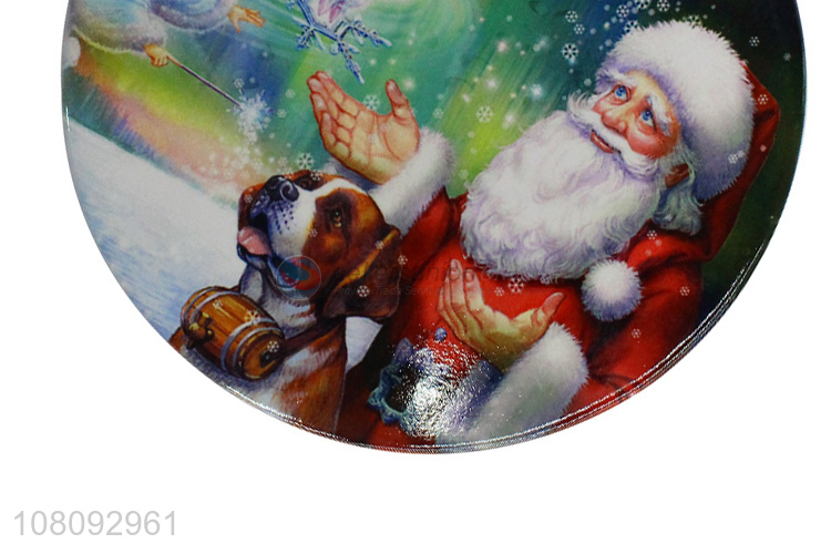 Best selling ceramic Christmas cup coaster kitchen porcelain pot holder