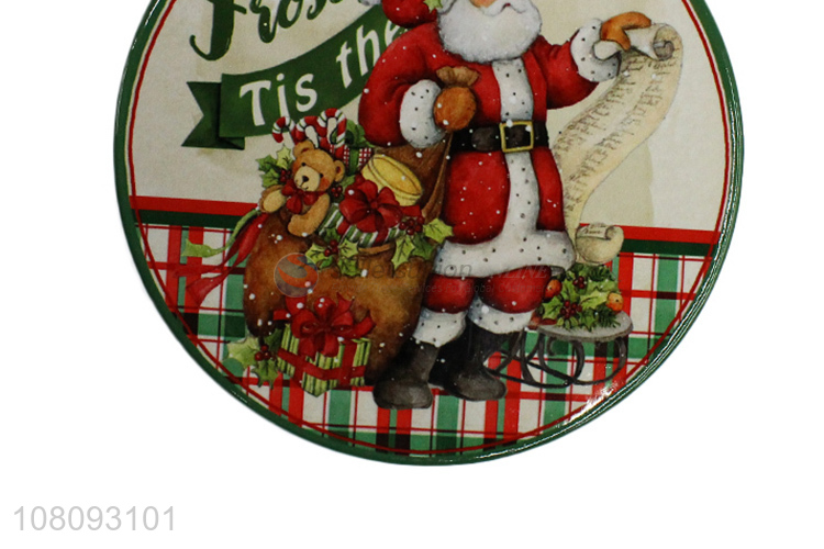 Low price Christmas ceramic tea cup coaster cork Christmas placemat