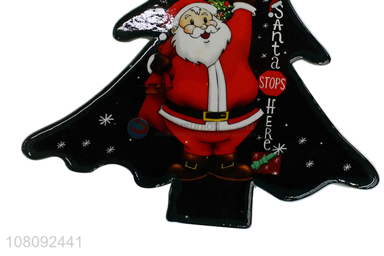 Low price heat resistant Christmas cup mat ceramic cork coasters