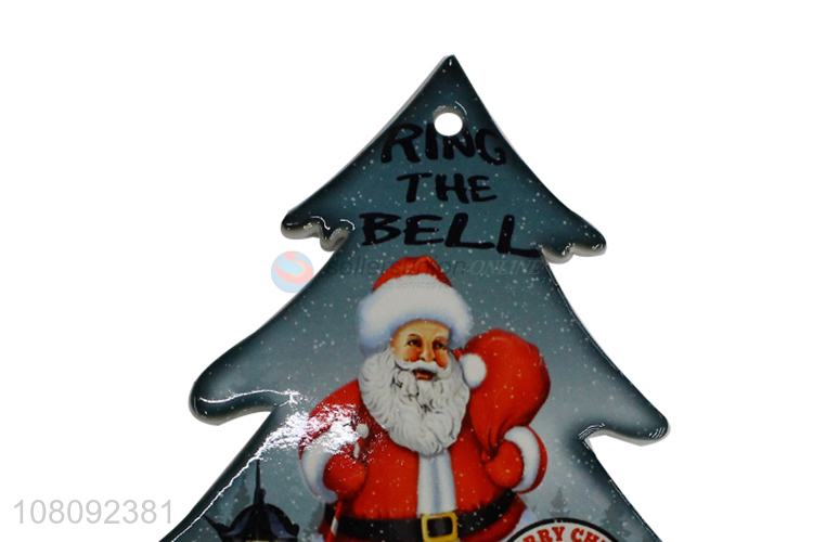 New product Christmas ceramic coffee coaster cup mat with cork back