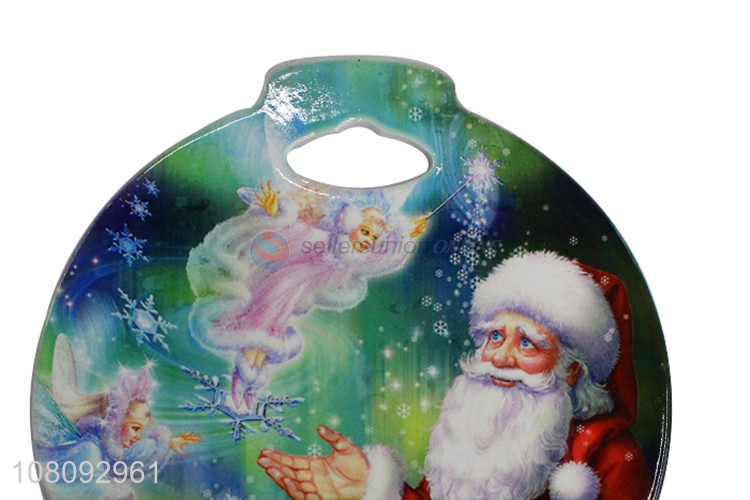 Best selling ceramic Christmas cup coaster kitchen porcelain pot holder