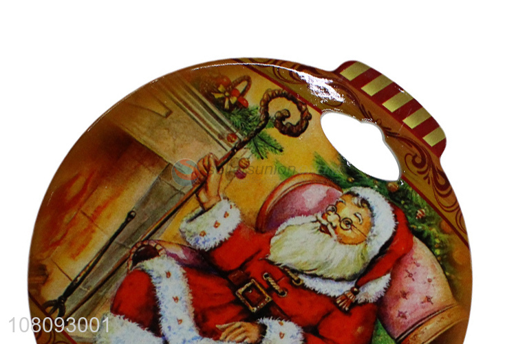 Good quality Christmas ceramic cork coaster for drinks coffee beer